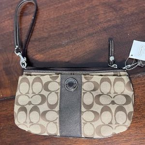 NWT coach wristlet